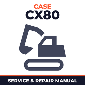 Case CX80 Crawler Excavator Full Service Repair Manual