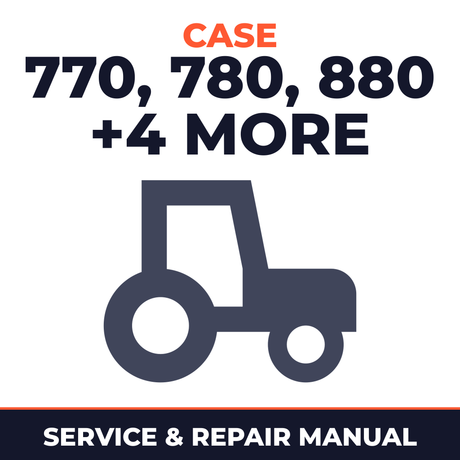 Case David Brown 770 780 880 990 1200 3800 4600 Tractor Service & Repair Manual