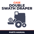 Case Double Swath Draper Header Combine Parts Manual