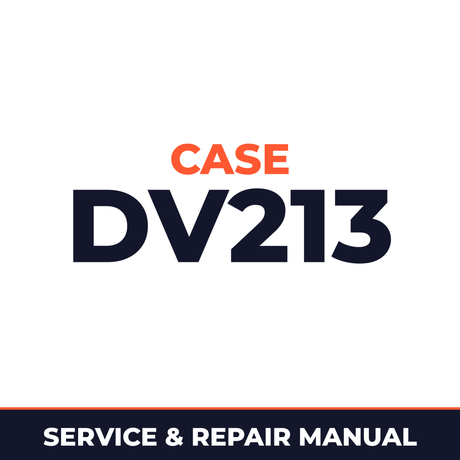 Case DV213 Service Manual