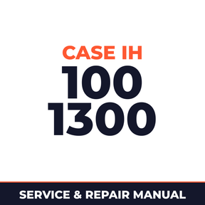 Case IH 100 1300 Hay Tool Service & Repair Manual