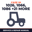 Case IH 1026 1066 1086 1256 1400 1420 1440 1456 1460 1466 1470 1480 1486 151 1566 1568 186 3088 315 3288 3388 3488 3588 3688 Tractor Service & Repair Manual