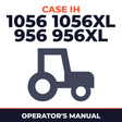 Case IH 1056 1056XL 956 956XL Tractor Operator's Manual