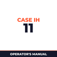 Case IH 11 Hay Tool Operator's Manual