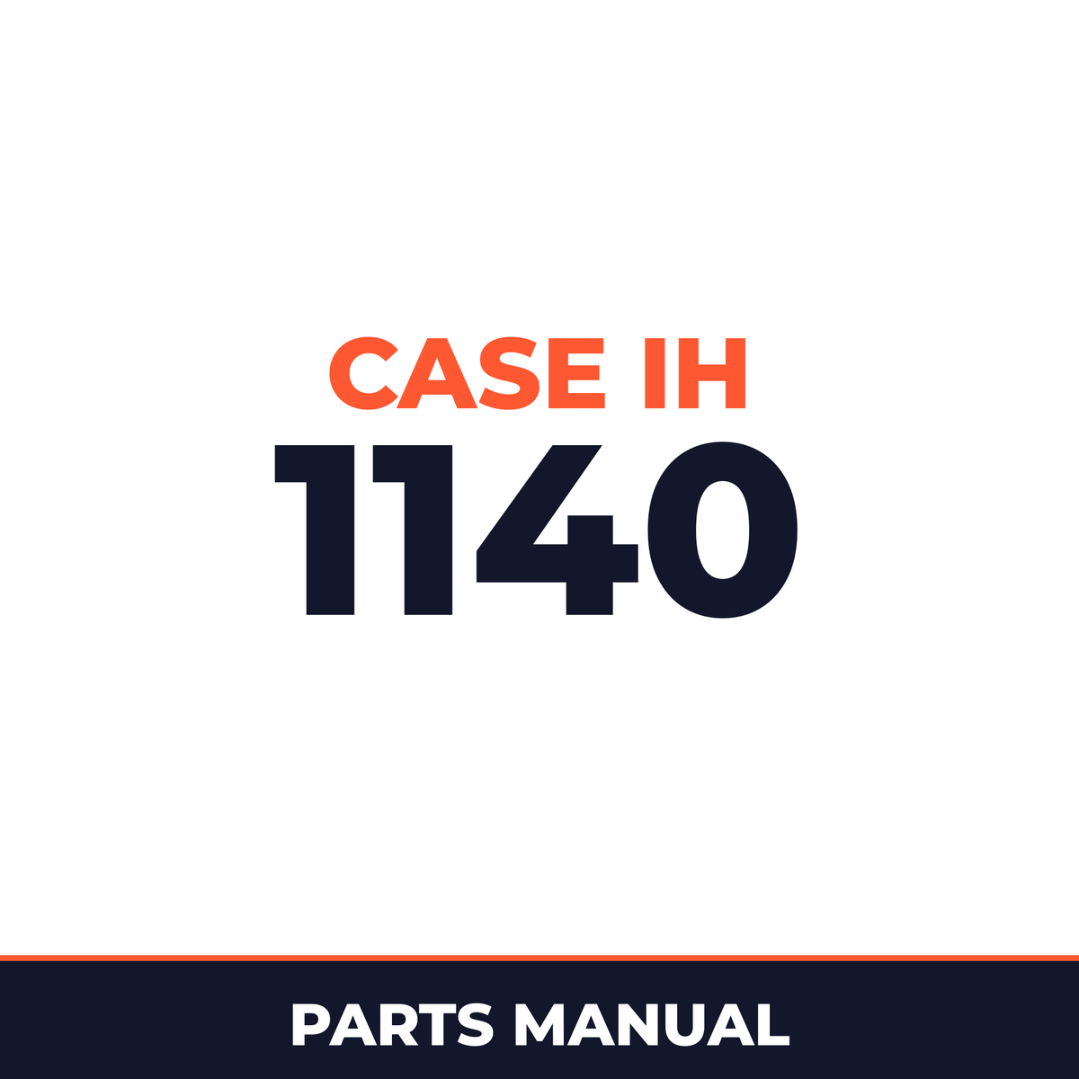Case IH 1140 Hay Tool Parts Manual