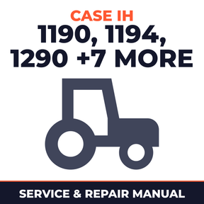 Case IH 1190 1194 1290 1294 1390 1394 1490 1494 1594 1690 SM Tractor Service & Repair Manual