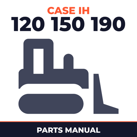 Case IH 120 150 190 Crawler Tractor Parts Manual