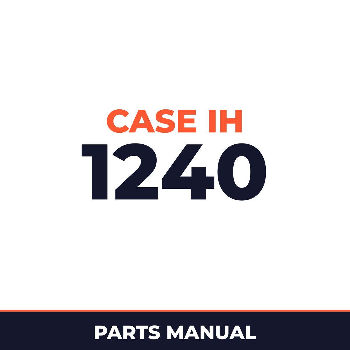 Case IH 1240 Planter Parts Manual