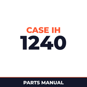 Case IH 1240 Planter Parts Manual