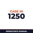 Case IH 1250 Hay Tool Operator's Manual