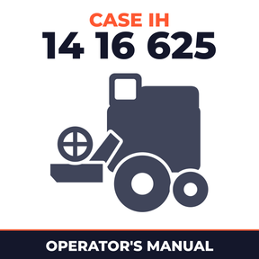 Case IH 14 16 625 Combine Operator's Manual