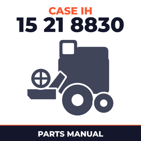 Case IH 15 21 8830 Combine Parts Manual