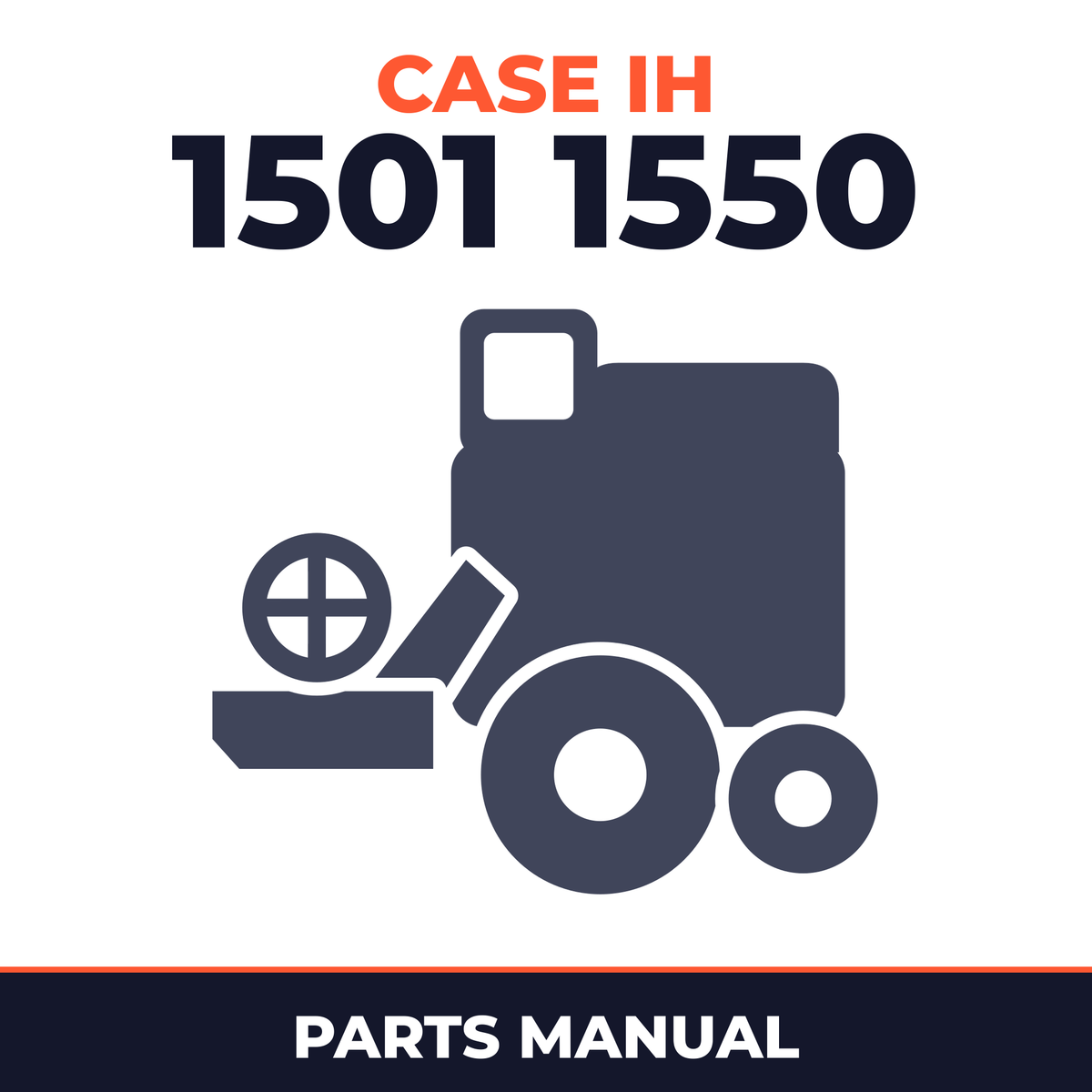 Case IH 1501 1550 Combine Parts Manual