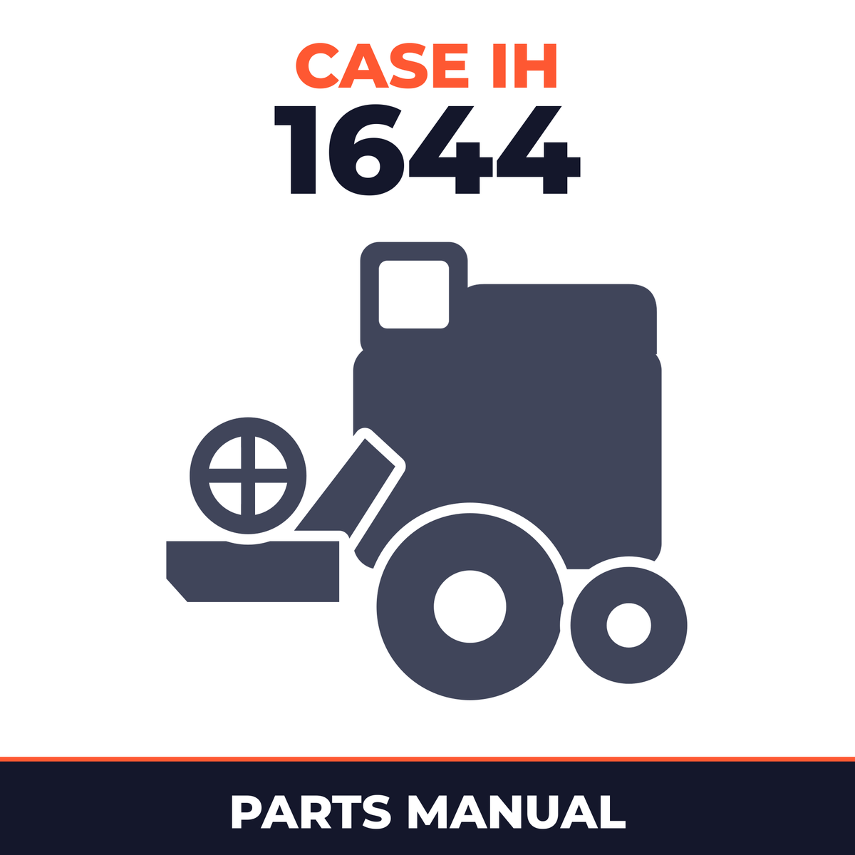 Case IH 1644 Combine Parts Manual