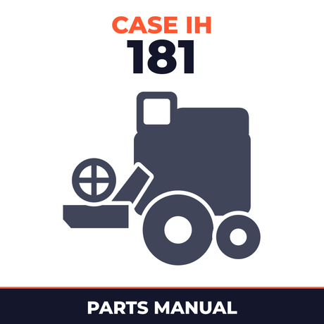 Case IH 181 Combine Parts Manual