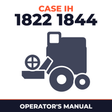 Case IH 1822 1844 Combine Operator's Manual