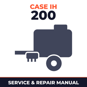 Case IH 200 Baler Service & Repair Manual