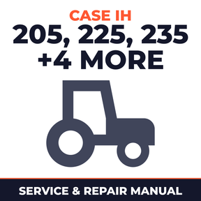 Case IH 205 225 235 325 335 425 435 Tractor Service & Repair Manual
