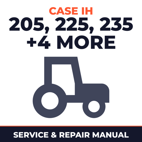 Case IH 205 225 235 325 335 425 435 Tractor Service & Repair Manual