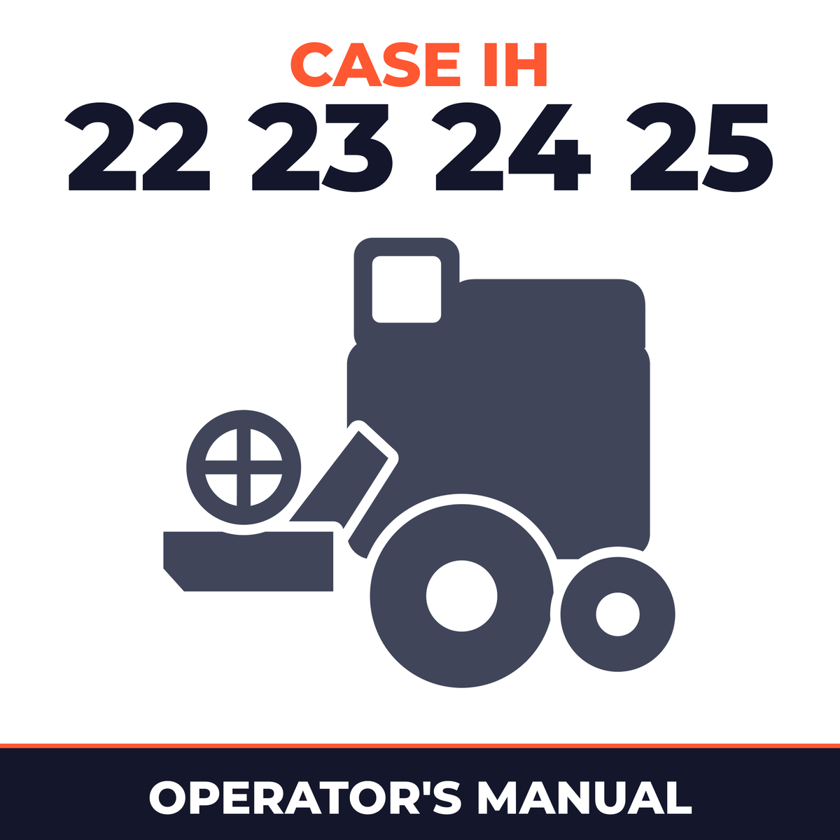 Case IH 22 23 24 25 Combine Operator's Manual