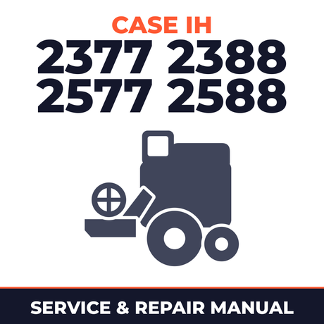 Case IH 2377 2388 2577 2588 Combine Service & Repair Manual