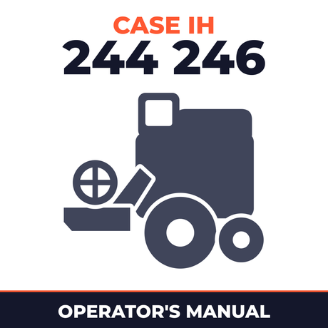 Case IH 244 246 Combine Operator's Manual