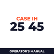 Case IH 25 45 Planter Operator's Manual