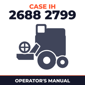 Case IH 2688 2799 Combine Operator's Manual