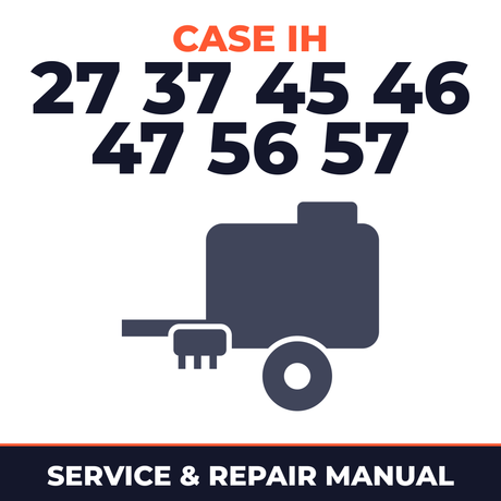 Case IH 27 37 45 46 47 56 57 Baler Service & Repair Manual