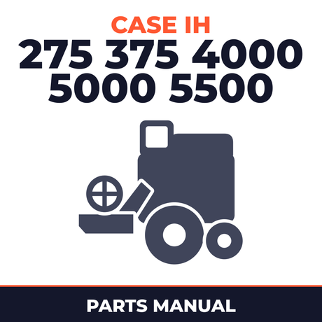 Case IH 275 375 4000 5000 5500 Combine Parts Manual