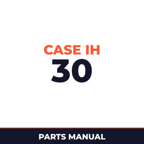 Case IH 30 Parts Catalog