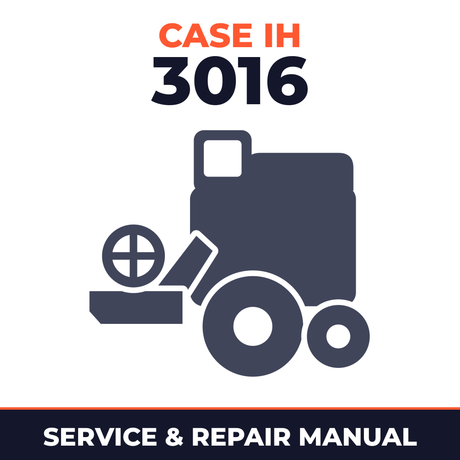 Case IH 3016 Combine Service & Repair Manual