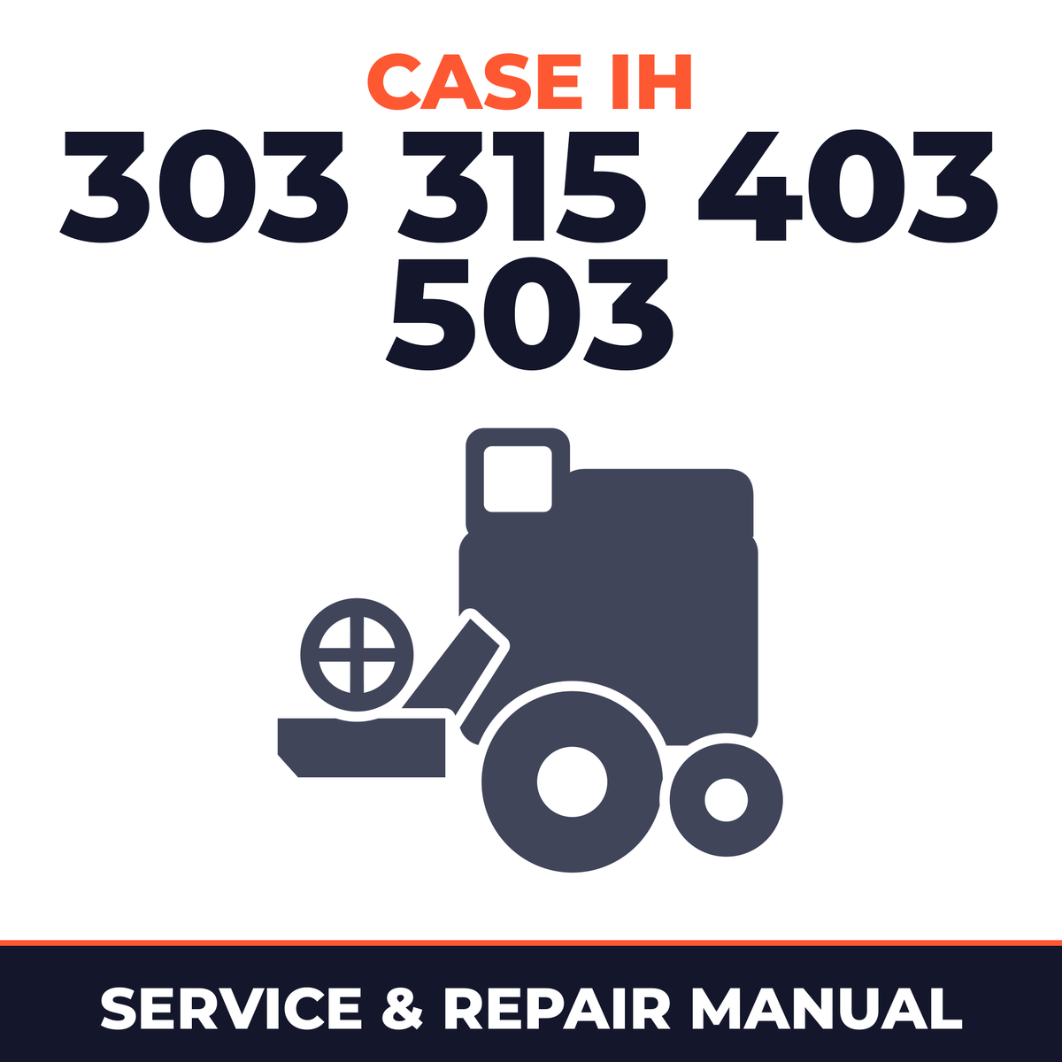 Case IH 303 315 403 503 Combine Service & Repair Manual
