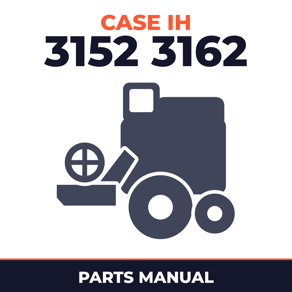 Case IH 3152 3162 Combine Parts Manual