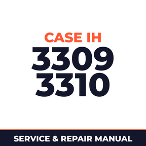 Case IH 3309 3310 Hay Tool Service & Repair Manual