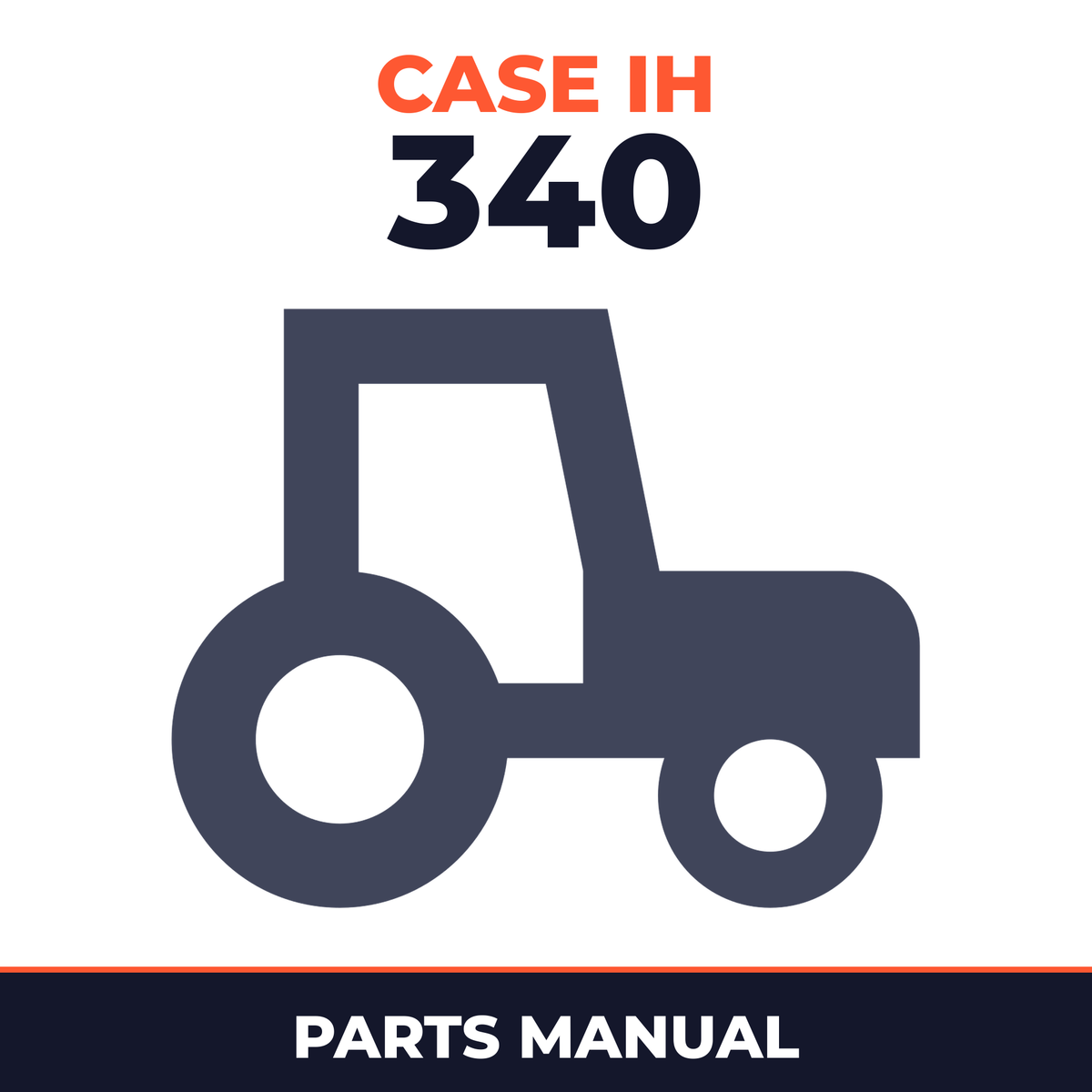 Case IH 340 Tractor Parts Manual