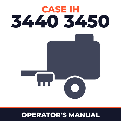 Case IH 3440 3450 Baler Operator's Manual