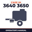 Case IH 3640 3650 Baler Operator's Manual