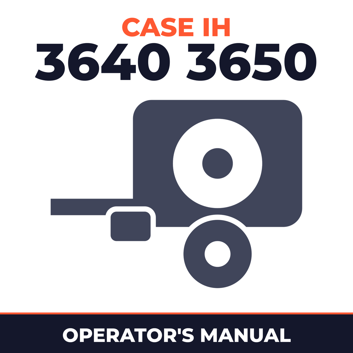 Case IH 3640 3650 Round Baler Operator's Manual