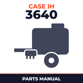 Case IH 3640 Baler Parts Manual
