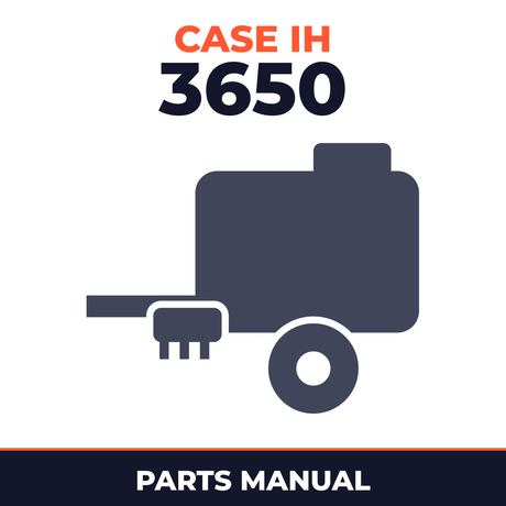 Case IH 3650 Baler Parts Manual