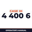 Case IH 4 400 6 Planter Operator's Manual