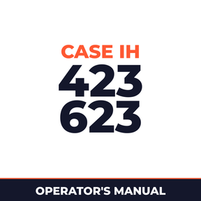 Case IH 423 623 Planter Operator's Manual