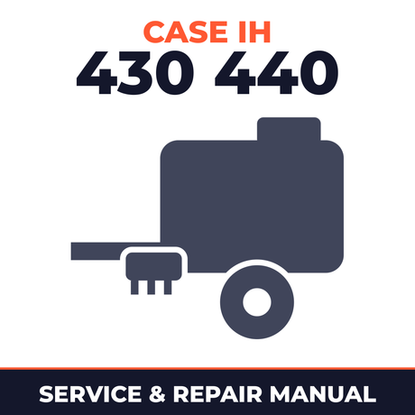 Case IH 430 440 Baler Service & Repair Manual