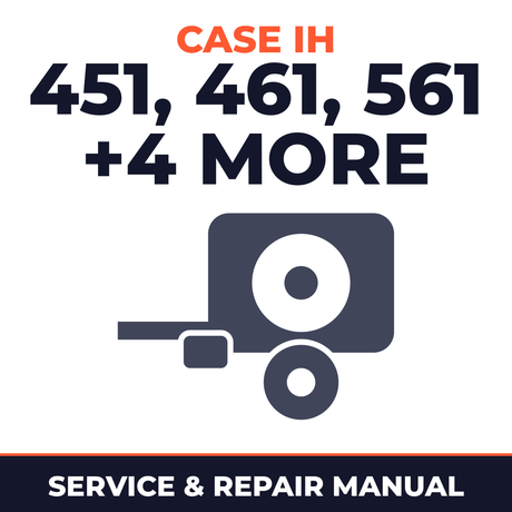 Case IH 451 461 561 RBX441 RBX451 RBX461 RBX561 Baler Service & Repair Manual