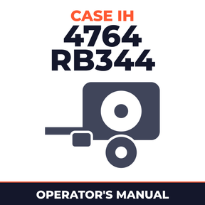 Case IH 4764 RB344 Baler Operator's Manual