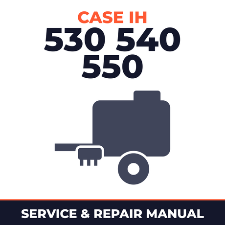 Case IH 530 540 550 Baler Service & Repair Manual