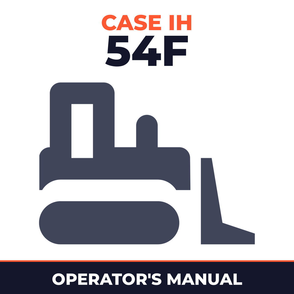 Case IH 54F Crawler Tractor Operator's Manual