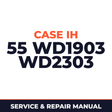 Case IH 55 WD1903 WD2303 Hay Tool Service & Repair Manual