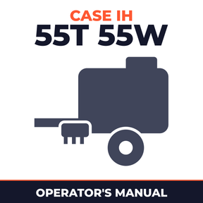 Case IH 55T 55W Baler Operator's Manual